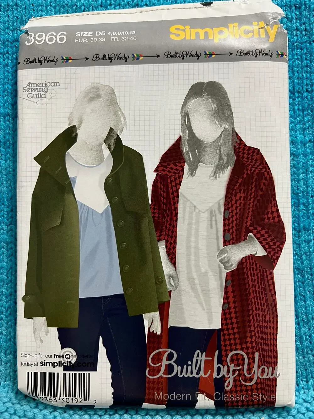 McCalls 3958 pattern capelet jacket matching dog vest coat Size XS S M